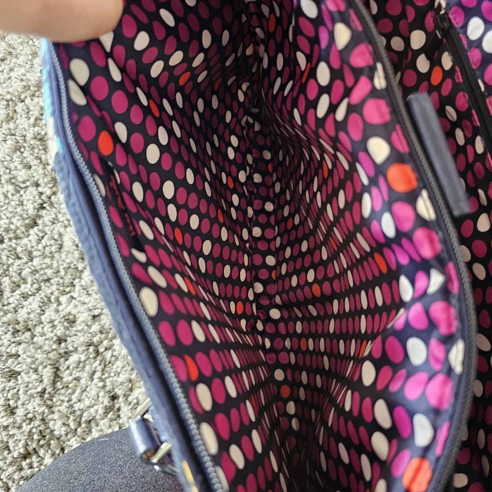 Vera Bradley Butterfly Flutter 2pc Bundle Laptop and Crossbody Purse Travel Work